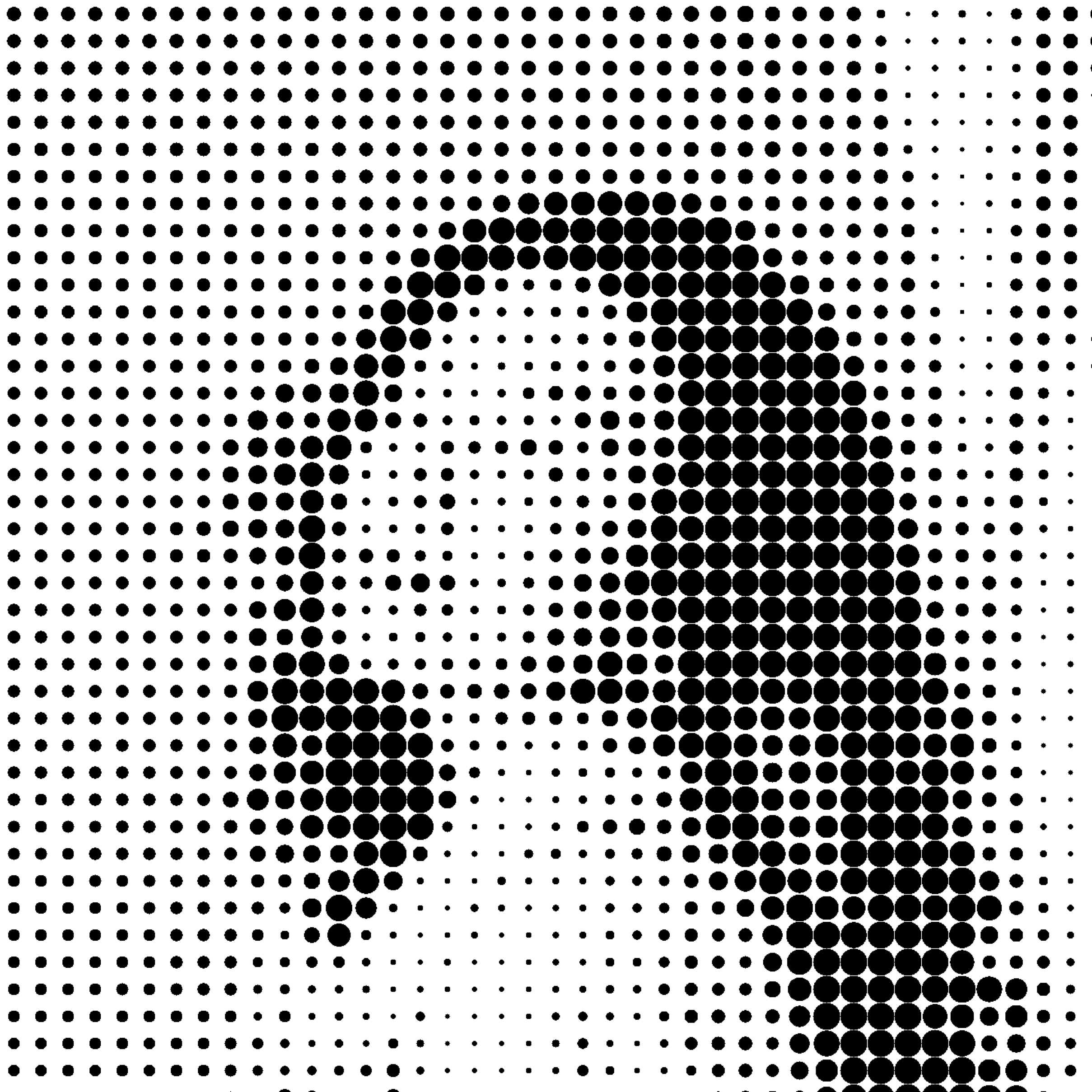 Dithered with Halftone, Quality Lowered